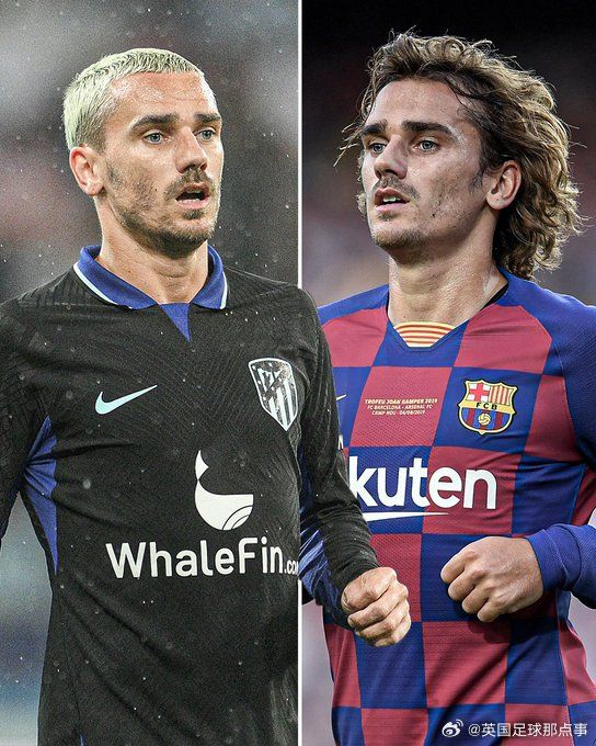 格列兹曼西甲16年无冠：巴萨马竞5次夺冠他却空