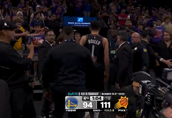 太阳勇士附加赛爆发冲突格林布克双双被驱逐