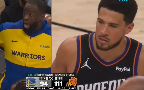 太阳勇士附加赛爆发冲突格林布克双双被驱逐